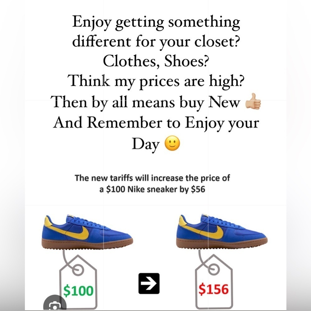 ☄️Nike 🇺🇸 Navy Blue Flag Stripe Tank Top - Picture 2 of 8